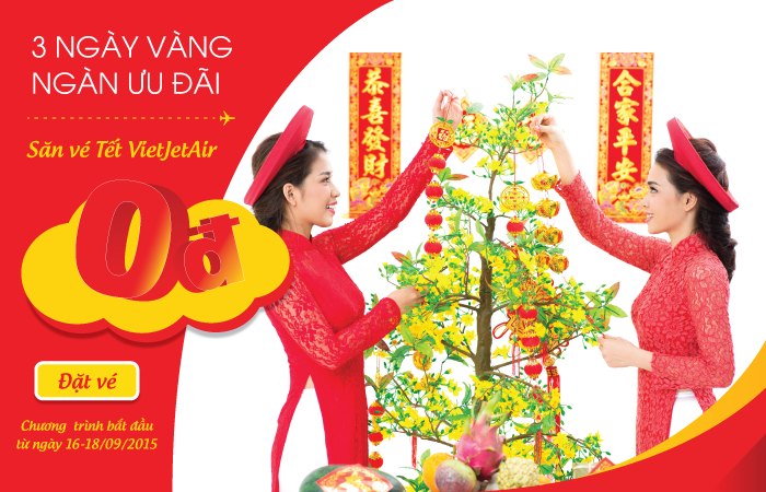 Vé máy bay tết 2018 giá rẻ
